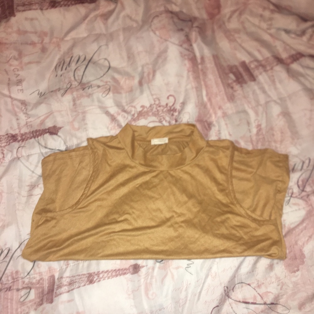 Brandy Melville Turtleneck Velvet Blouse